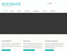 Tablet Screenshot of miximage.ca